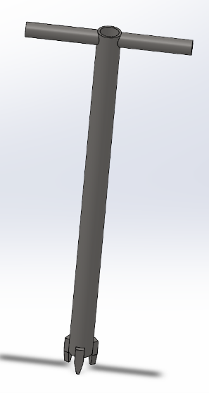 Handheld digging or core sampling attachment